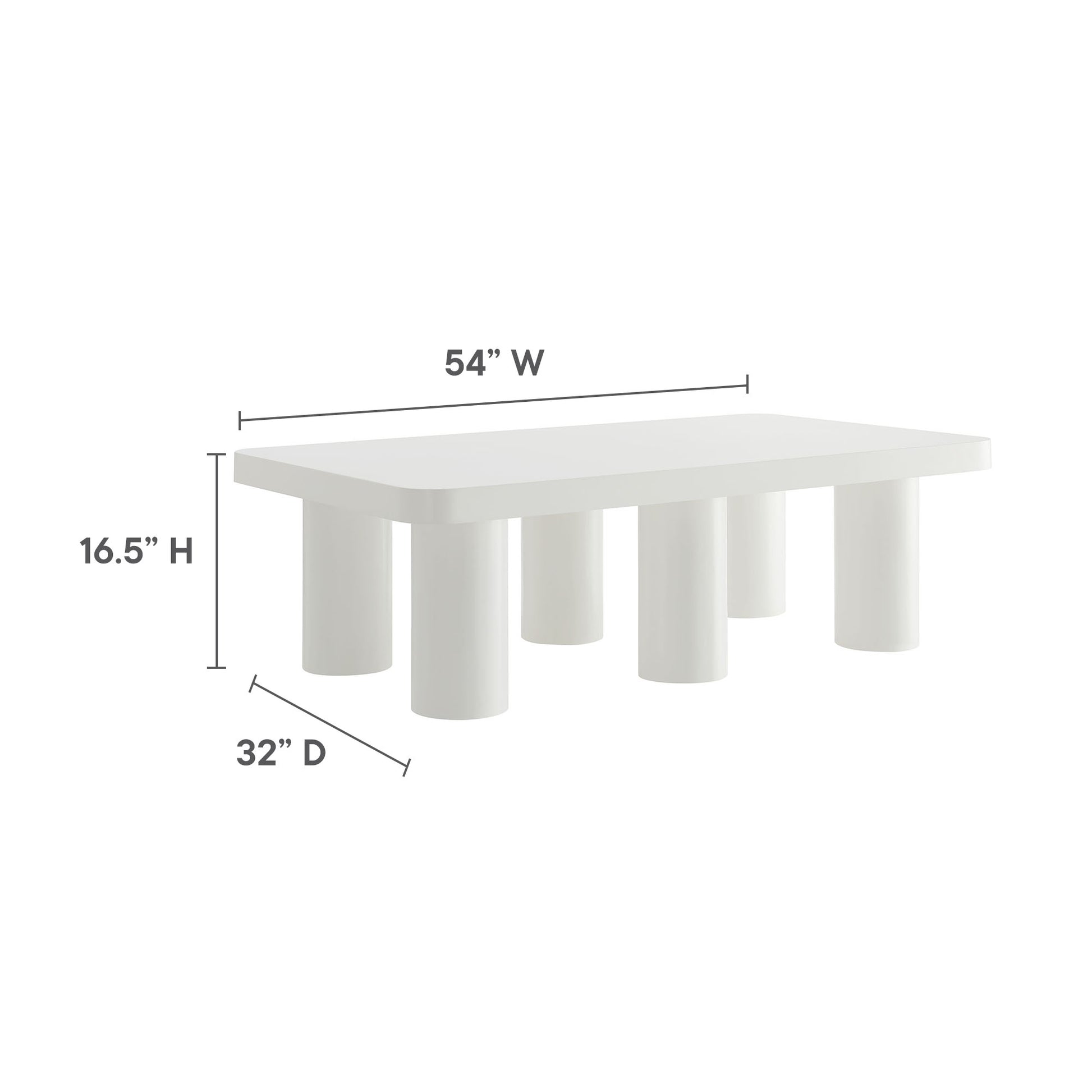 Cleo 54Ó Rectangular Coffee Table by Modway | Coffee Tables | Modishstore - 10
