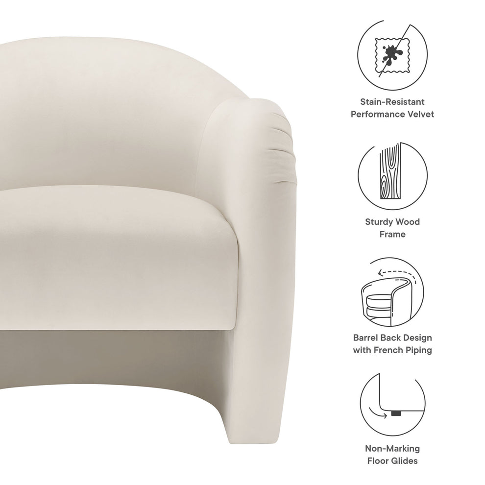 Compose Performance Velvet Accent Chair by Modway | Accent Chairs | Modishstore - 8