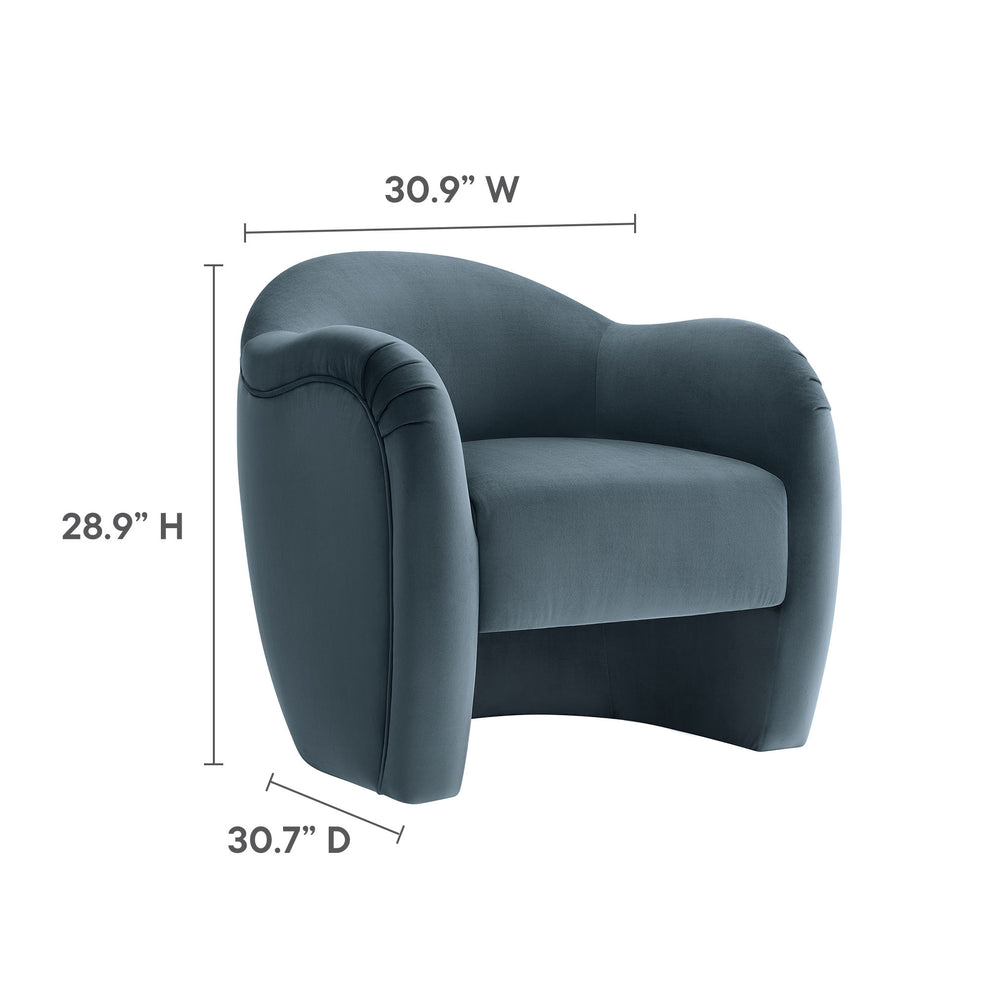 Compose Performance Velvet Accent Chair by Modway | Accent Chairs | Modishstore - 18