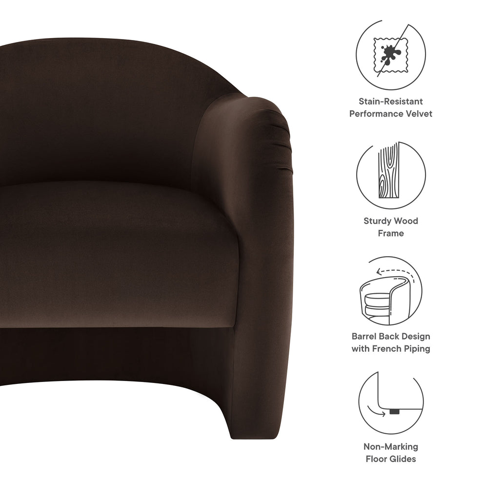 Compose Performance Velvet Accent Chair by Modway | Accent Chairs | Modishstore - 26