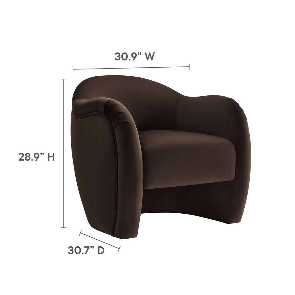 Compose Performance Velvet Accent Chair by Modway | Accent Chairs | Modishstore - 27
