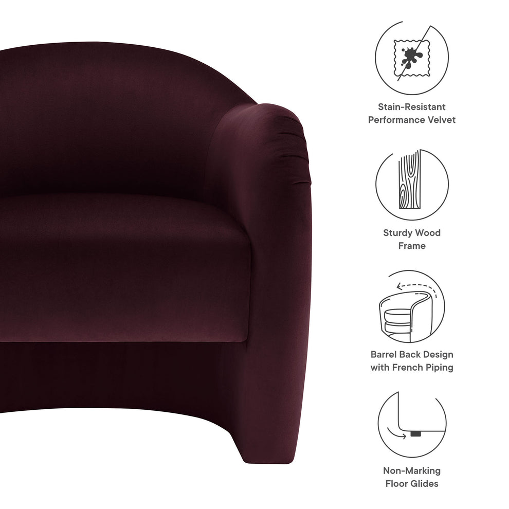 Compose Performance Velvet Accent Chair by Modway | Accent Chairs | Modishstore - 35