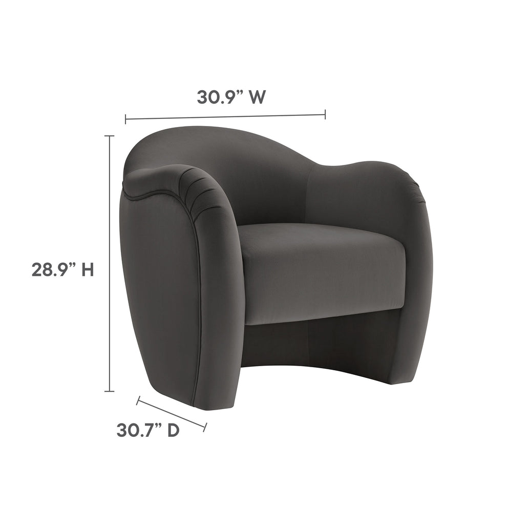 Compose Performance Velvet Accent Chair by Modway | Accent Chairs | Modishstore - 45