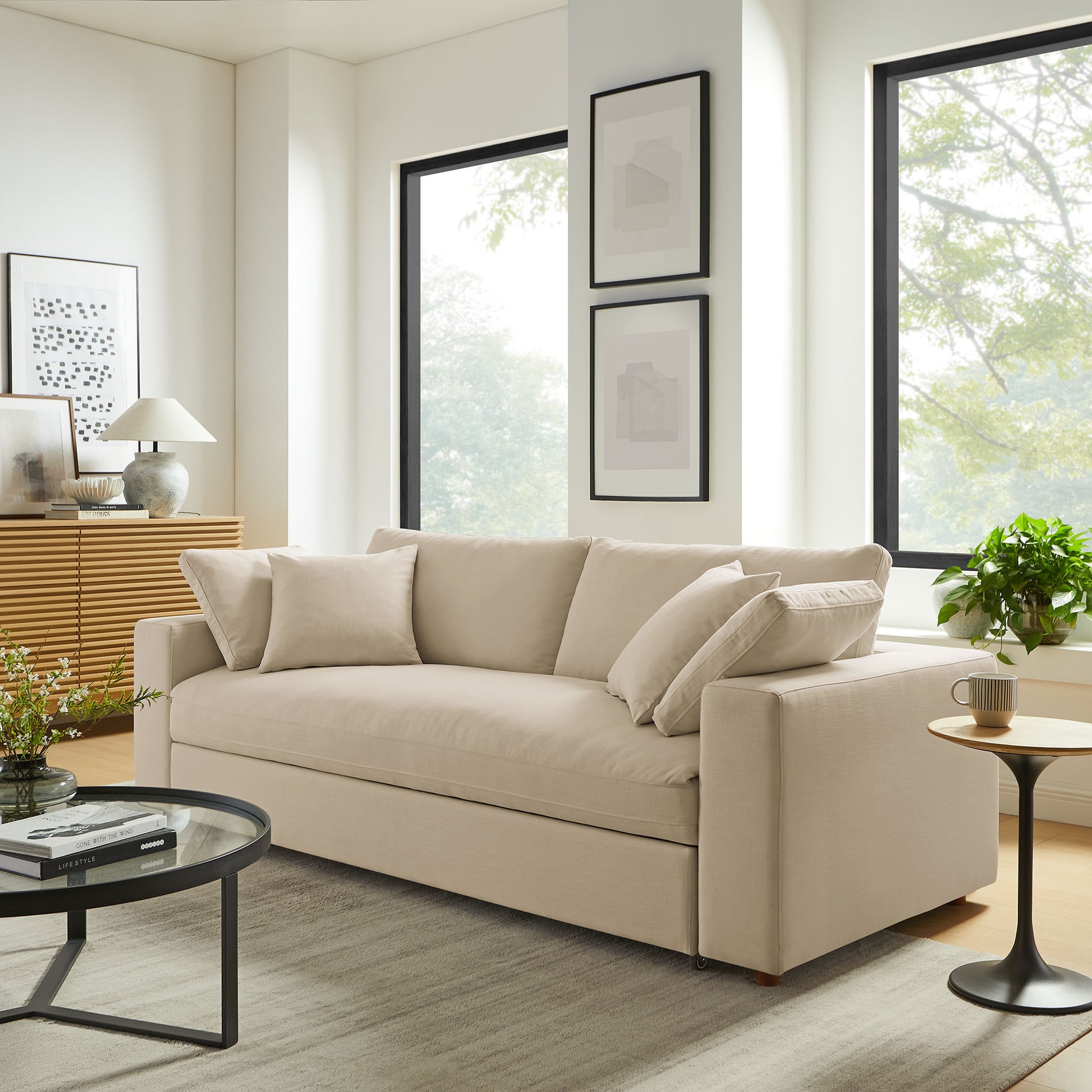 Commix Down Filled Overstuffed Sleeper Sofa by Modway | Sofas | Modishstore - 28