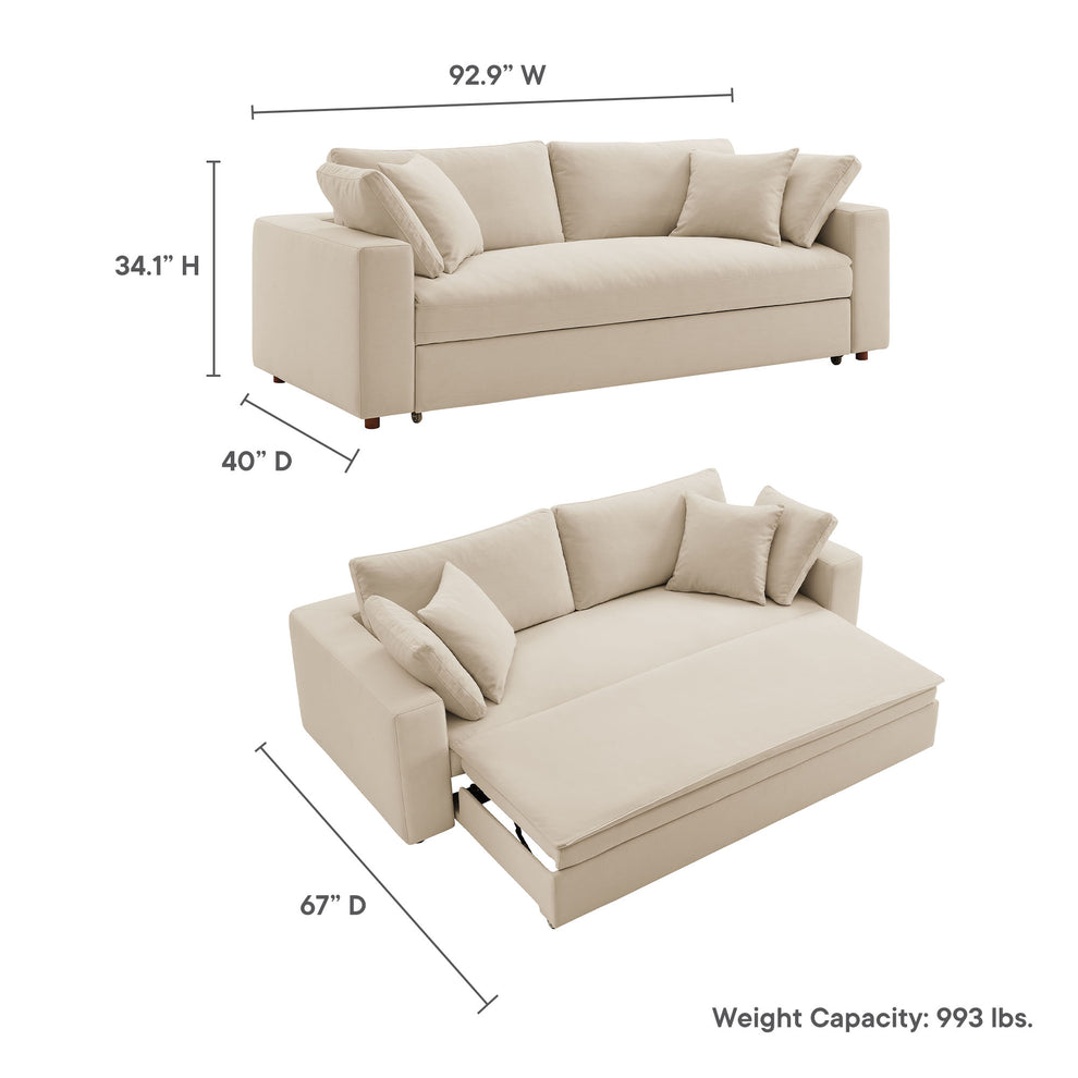 Commix Down Filled Overstuffed Sleeper Sofa by Modway | Sofas | Modishstore - 38