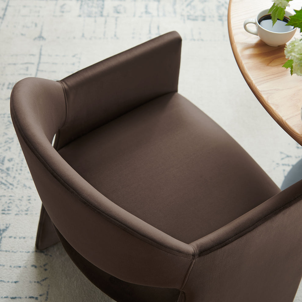 Talia Performance Velvet Dining Armchair by Modway | Dining Chairs | Modishstore - 7