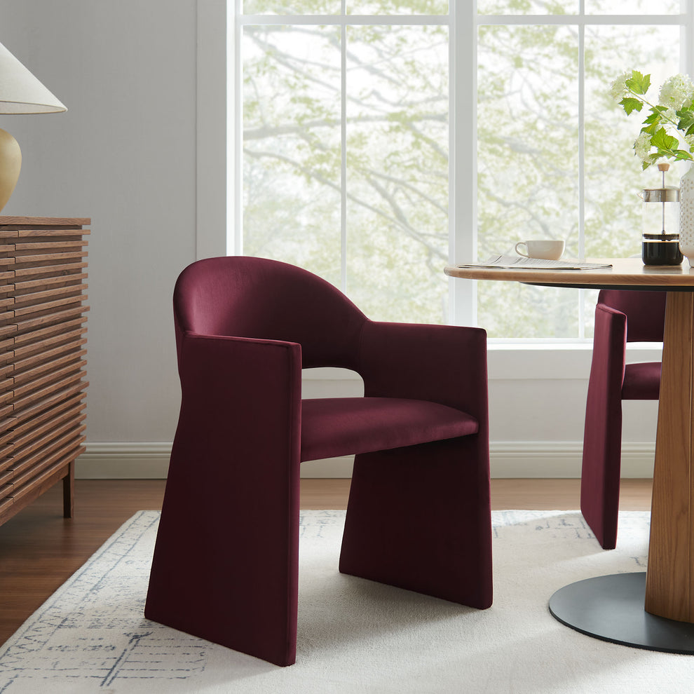 Talia Performance Velvet Dining Armchair by Modway | Dining Chairs | Modishstore - 25