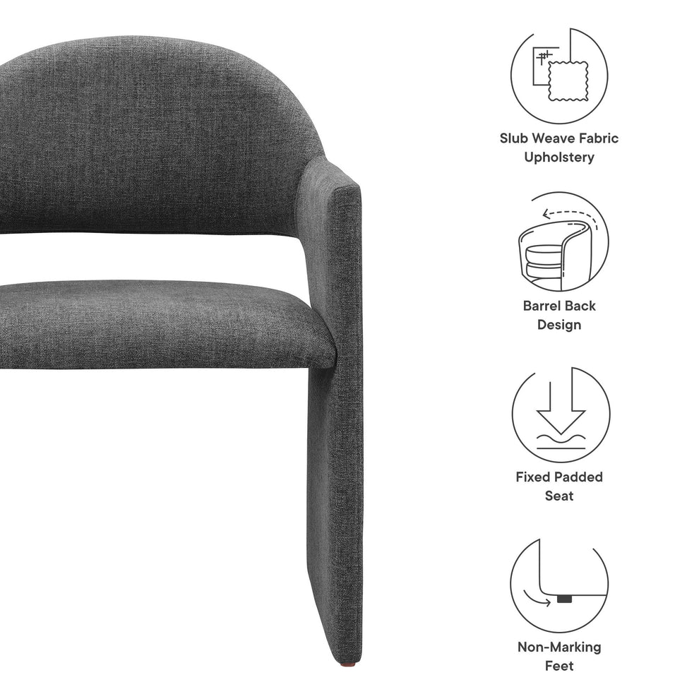 Talia Upholstered Fabric Dining Armchair by Modway | Dining Chairs | Modishstore - 8