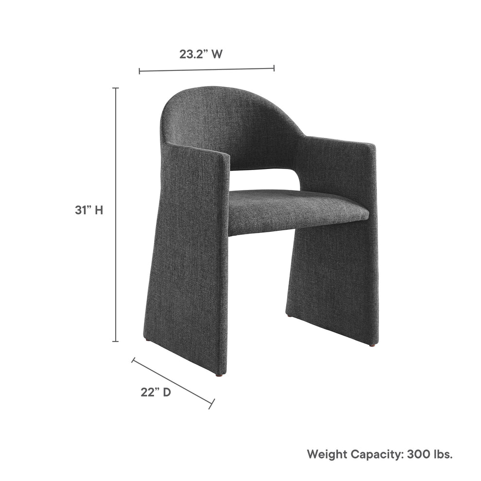 Talia Upholstered Fabric Dining Armchair by Modway | Dining Chairs | Modishstore - 9