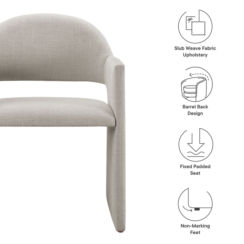 Talia Upholstered Fabric Dining Armchair by Modway | Dining Chairs | Modishstore - 17