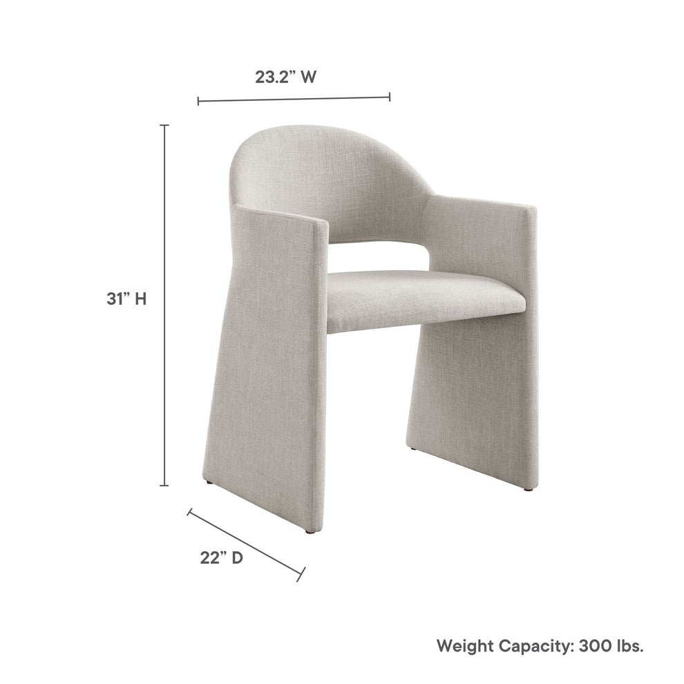 Talia Upholstered Fabric Dining Armchair by Modway | Dining Chairs | Modishstore - 18