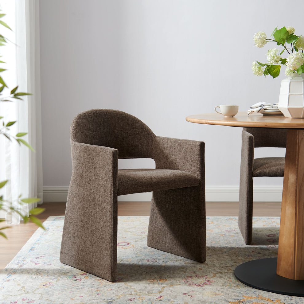 Talia Upholstered Fabric Dining Armchair by Modway | Dining Chairs | Modishstore - 25