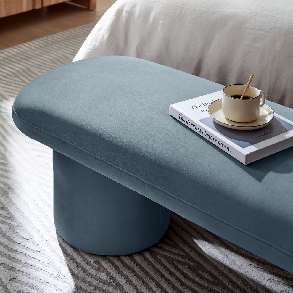 Orla Performance Velvet Bench by Modway | Benches | Modishstore - 16