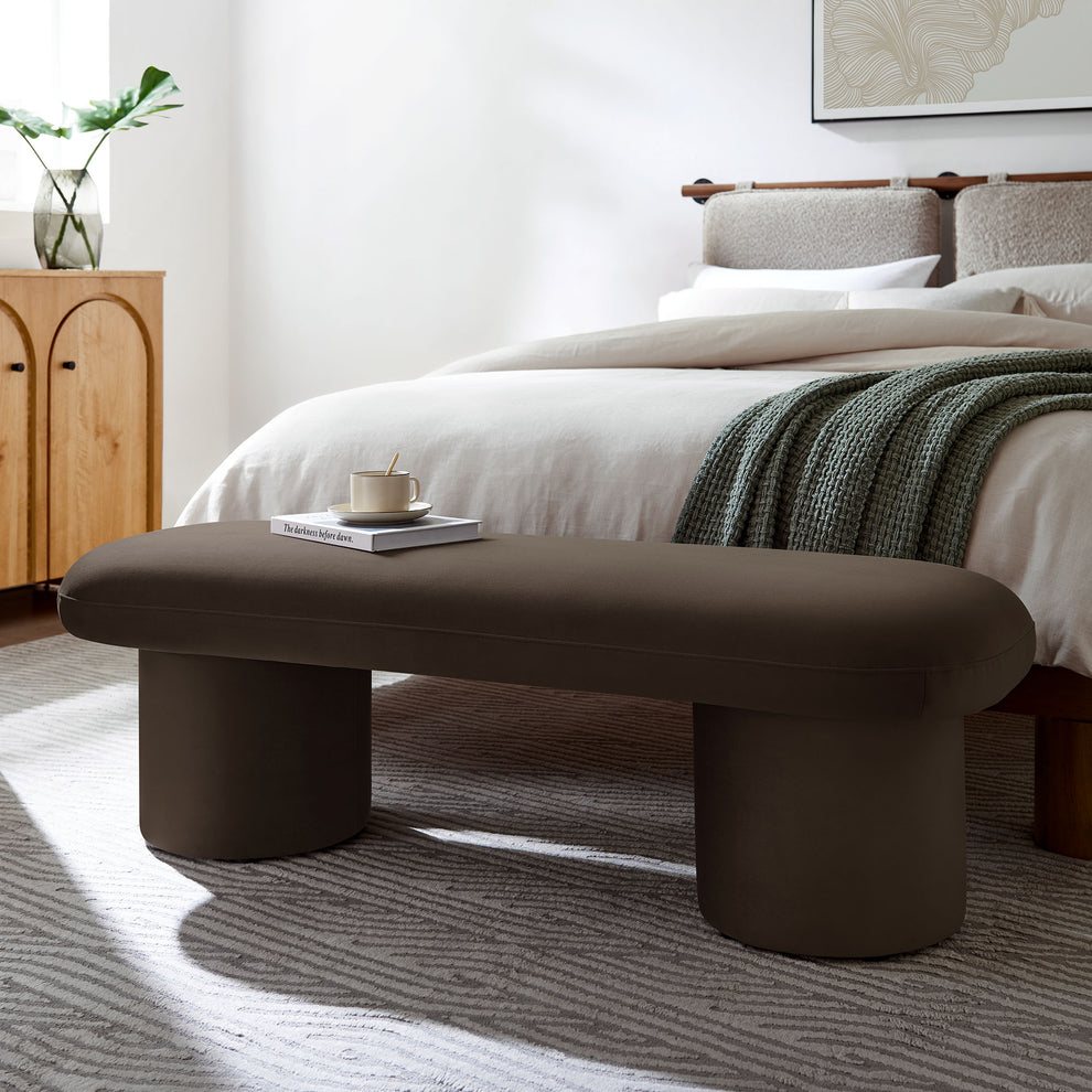 Orla Performance Velvet Bench by Modway | Benches | Modishstore - 27