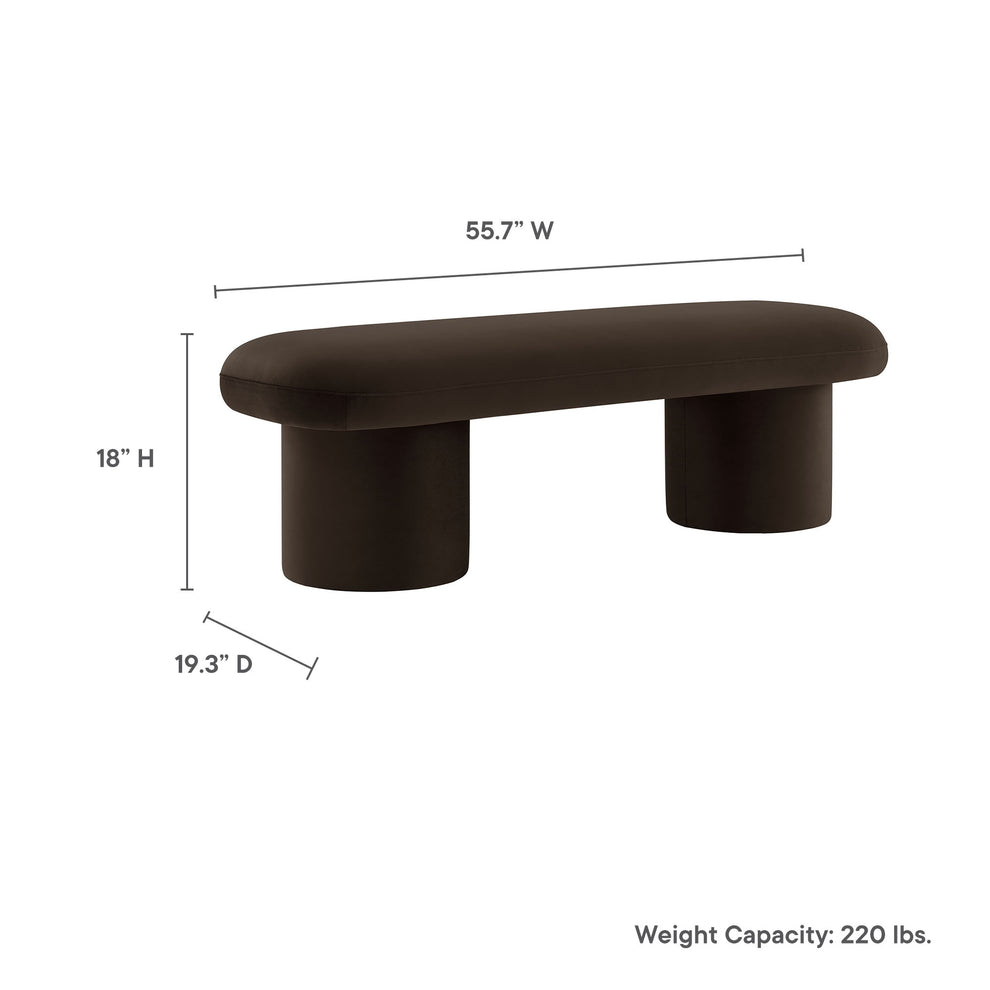 Orla Performance Velvet Bench by Modway | Benches | Modishstore - 30