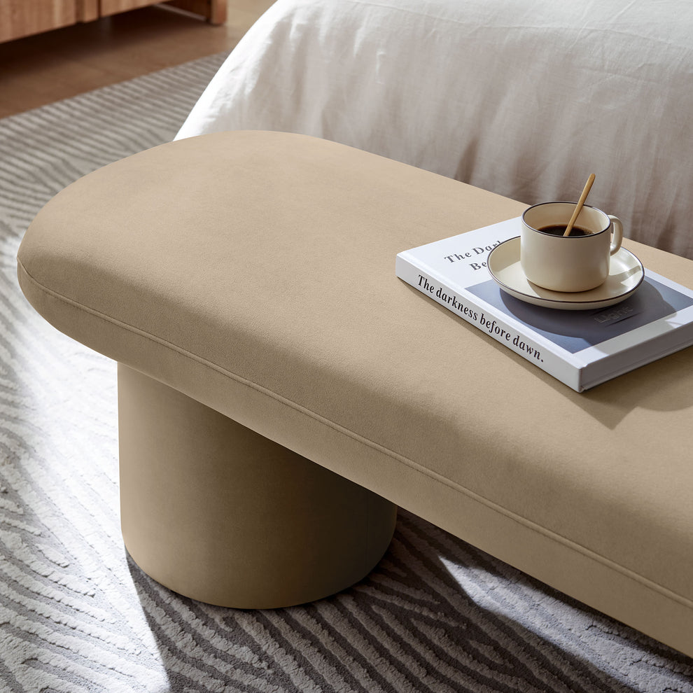 Orla Performance Velvet Bench by Modway | Benches | Modishstore - 36