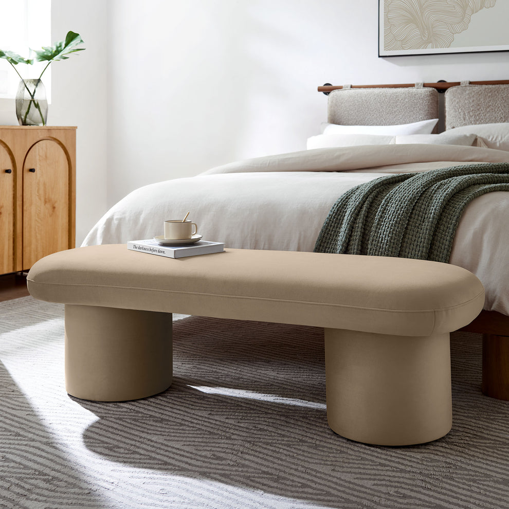 Orla Performance Velvet Bench by Modway | Benches | Modishstore - 37