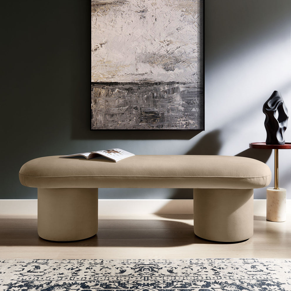 Orla Performance Velvet Bench by Modway | Benches | Modishstore - 38