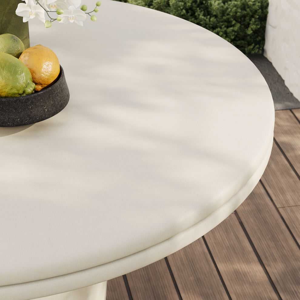 Brion 48" Indoor - Outdoor Patio Concrete Round Dining Table by Modway | Dining Tables | Modishstore - 15