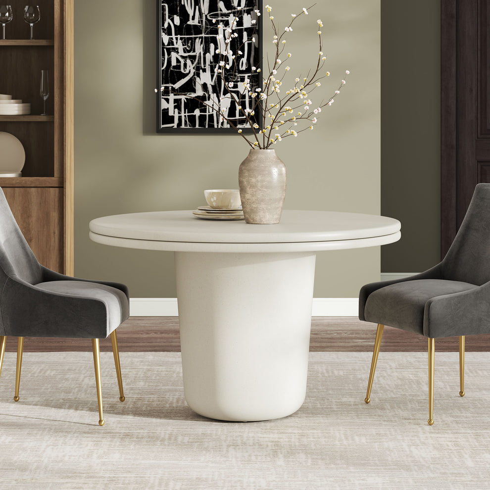 Brion 48" Indoor - Outdoor Patio Concrete Round Dining Table by Modway | Dining Tables | Modishstore - 20