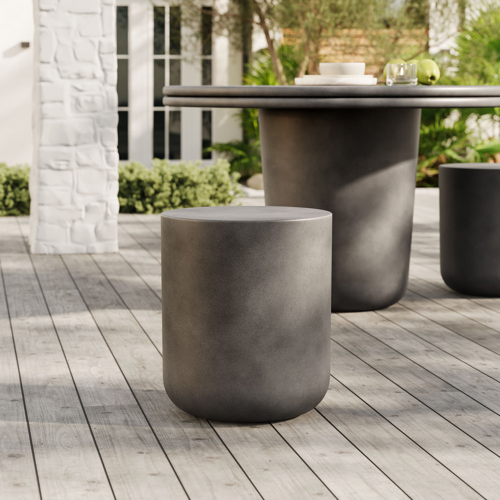 Brion Indoor - Outdoor Patio Concrete Stool by Modway | Stools | Modishstore - 1