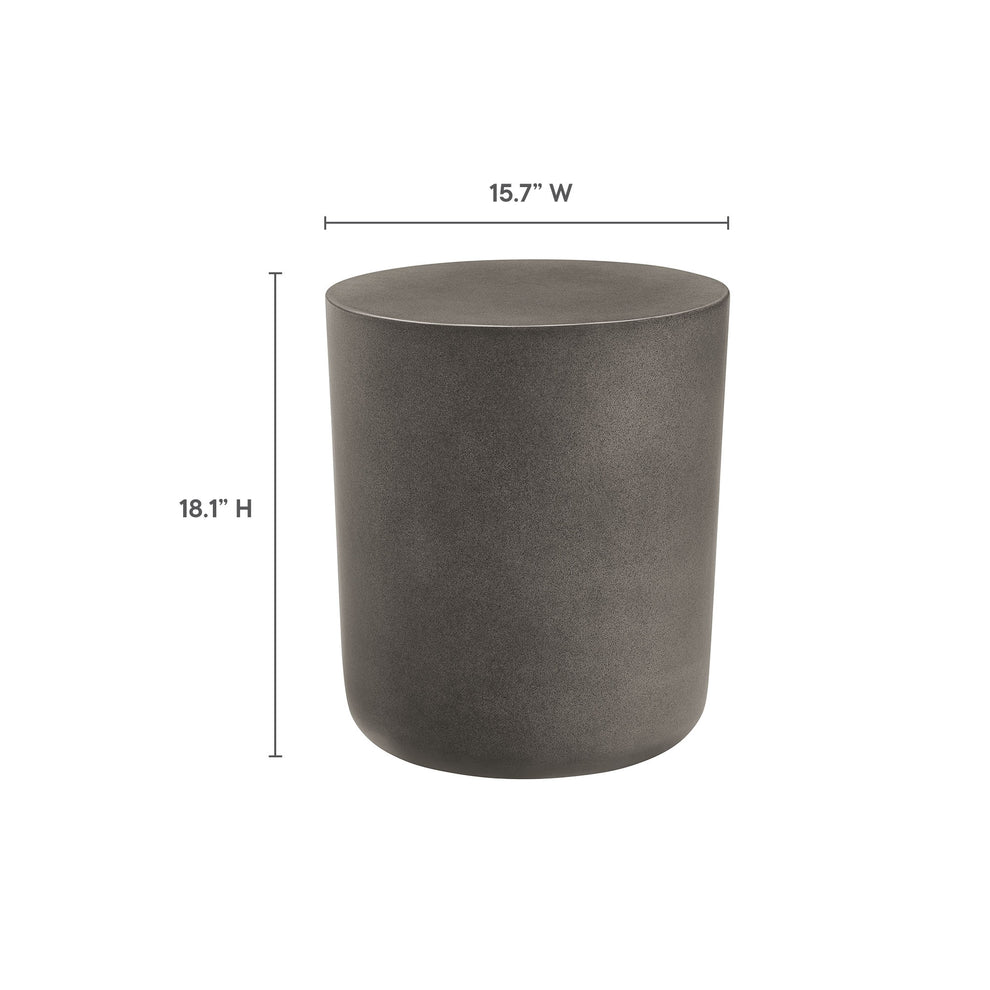 Brion Indoor - Outdoor Patio Concrete Stool by Modway | Stools | Modishstore - 10