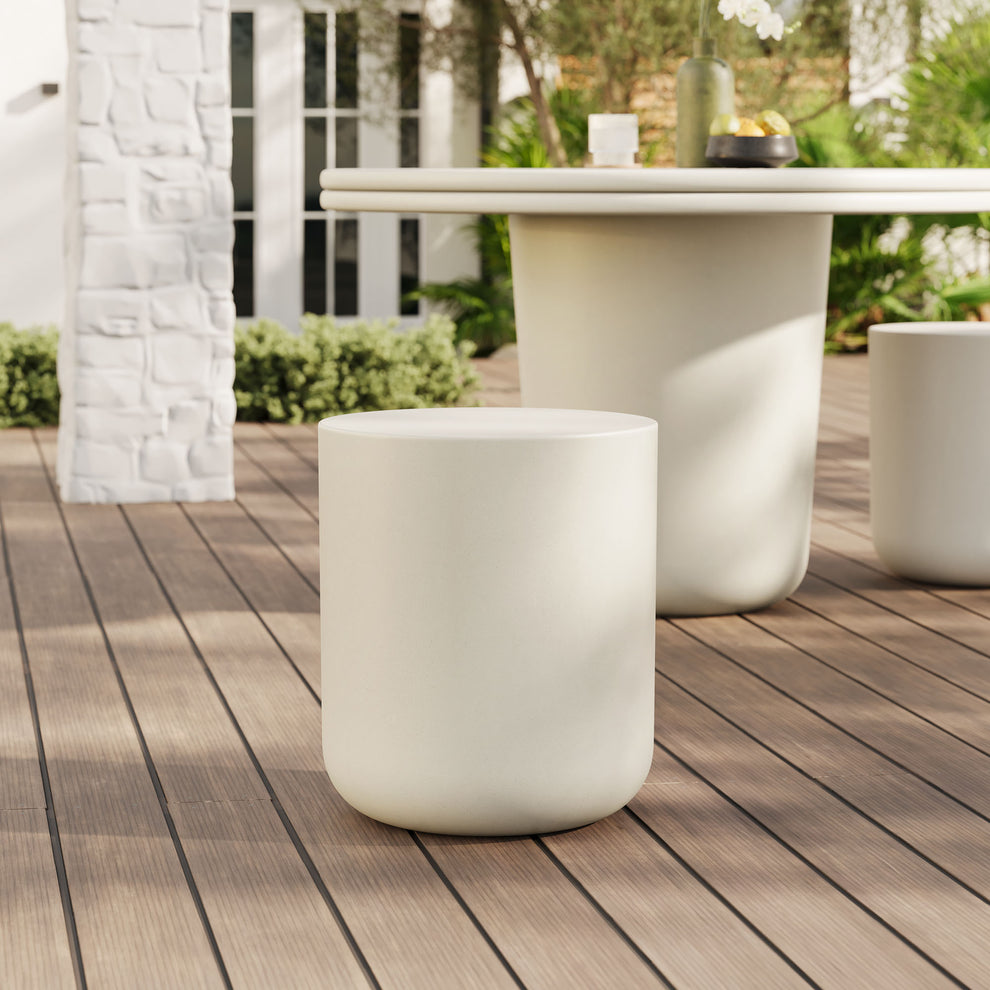 Brion Indoor - Outdoor Patio Concrete Stool by Modway | Stools | Modishstore - 16