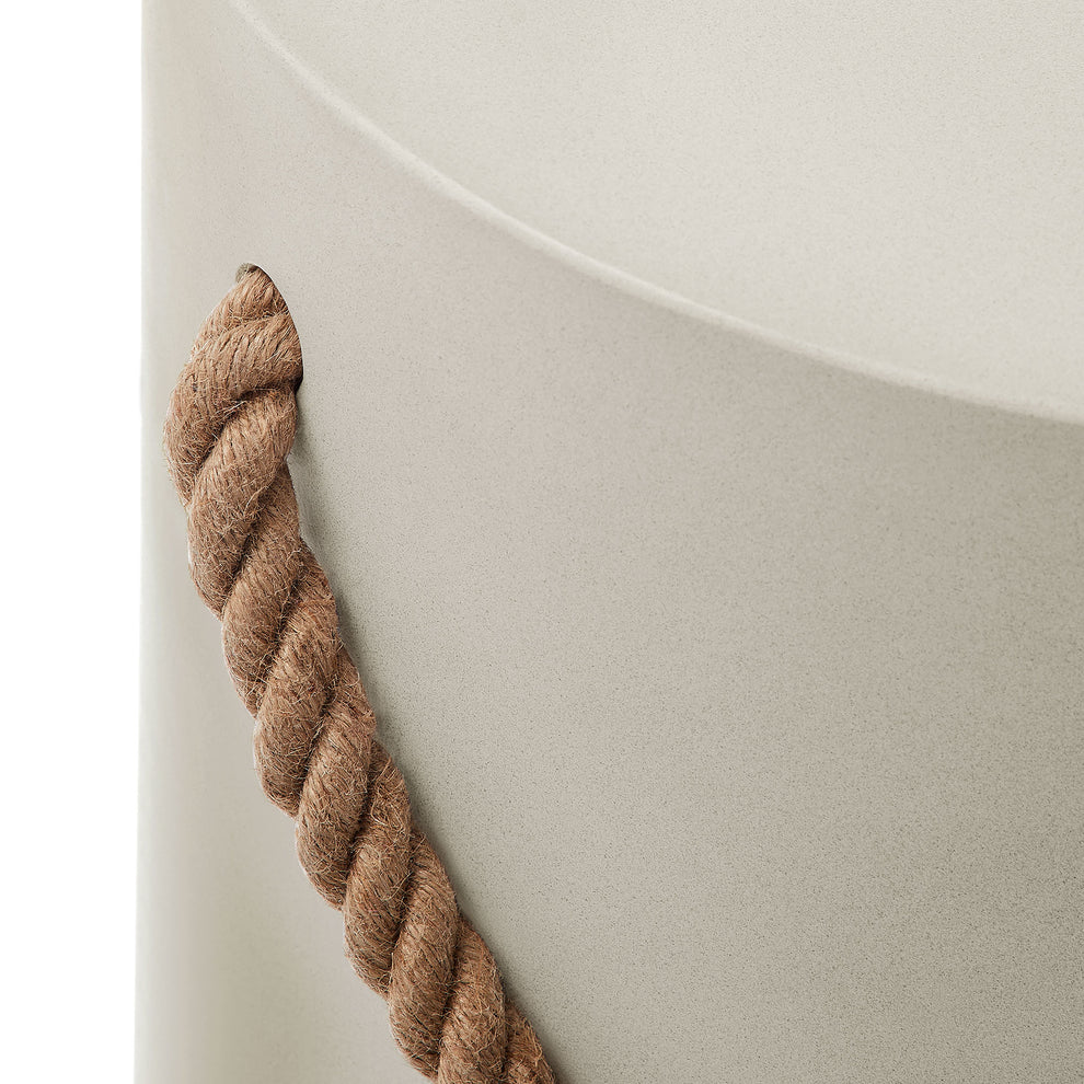 Isera Indoor - Outdoor Patio Rope Concrete Side Table Stool by Modway | Side Tables | Modishstore - 4