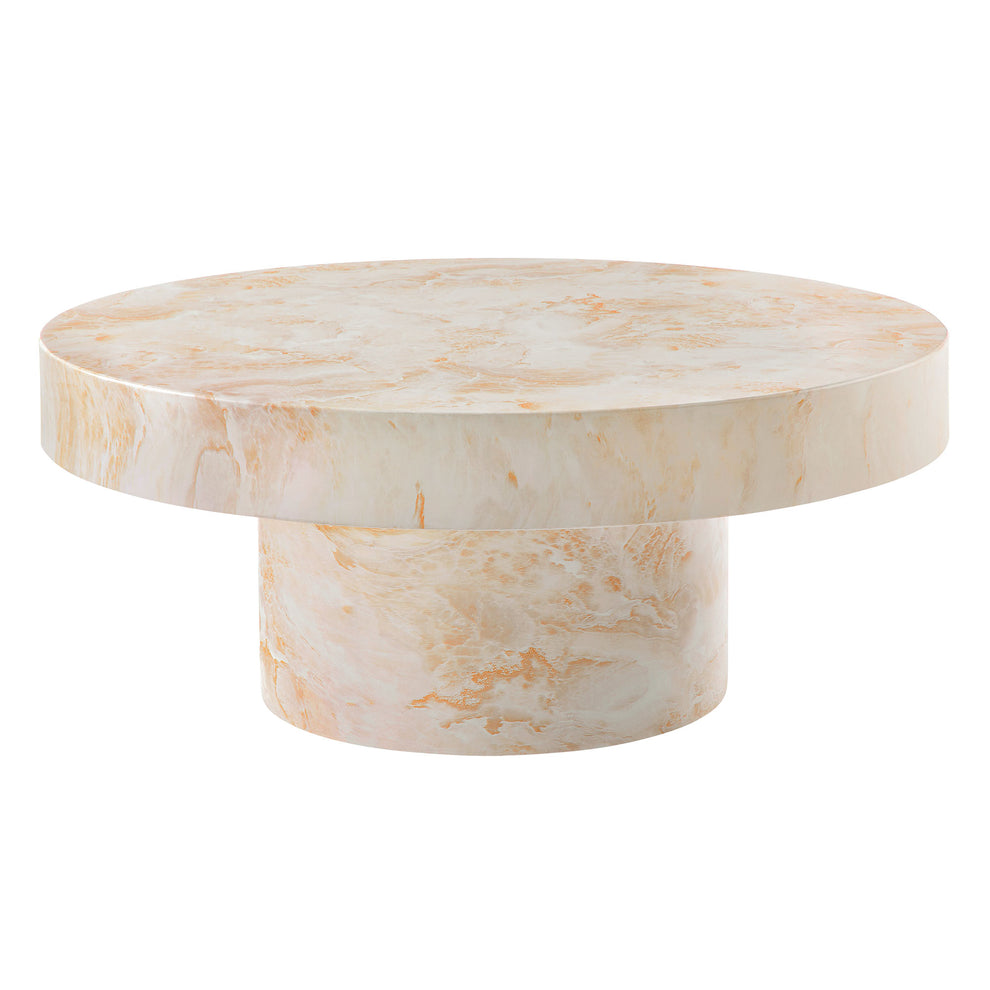 Alora Indoor - Outdoor Patio Concrete Round Coffee Table by Modway | Coffee Tables | Modishstore - 2