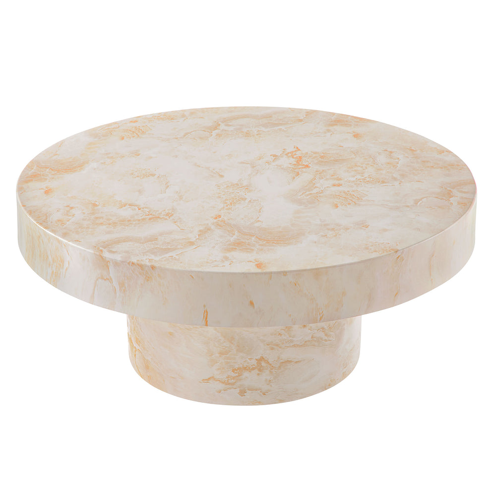 Alora Indoor - Outdoor Patio Concrete Round Coffee Table by Modway | Coffee Tables | Modishstore - 3