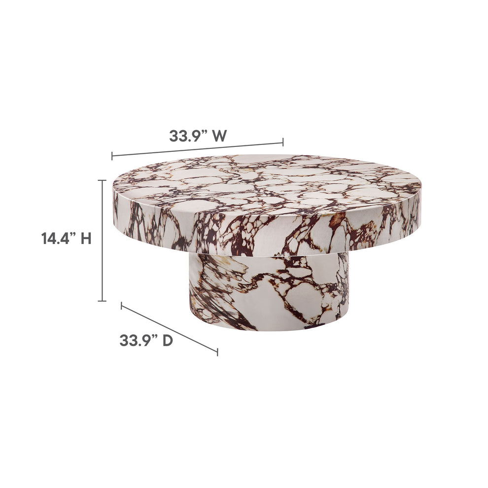 Alora Indoor - Outdoor Patio Concrete Round Coffee Table by Modway | Coffee Tables | Modishstore - 23
