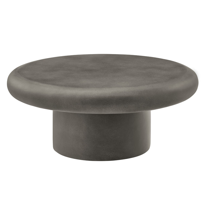 Argos Indoor - Outdoor Patio Concrete Round Coffee Table by Modway | Coffee Tables | Modishstore - 2