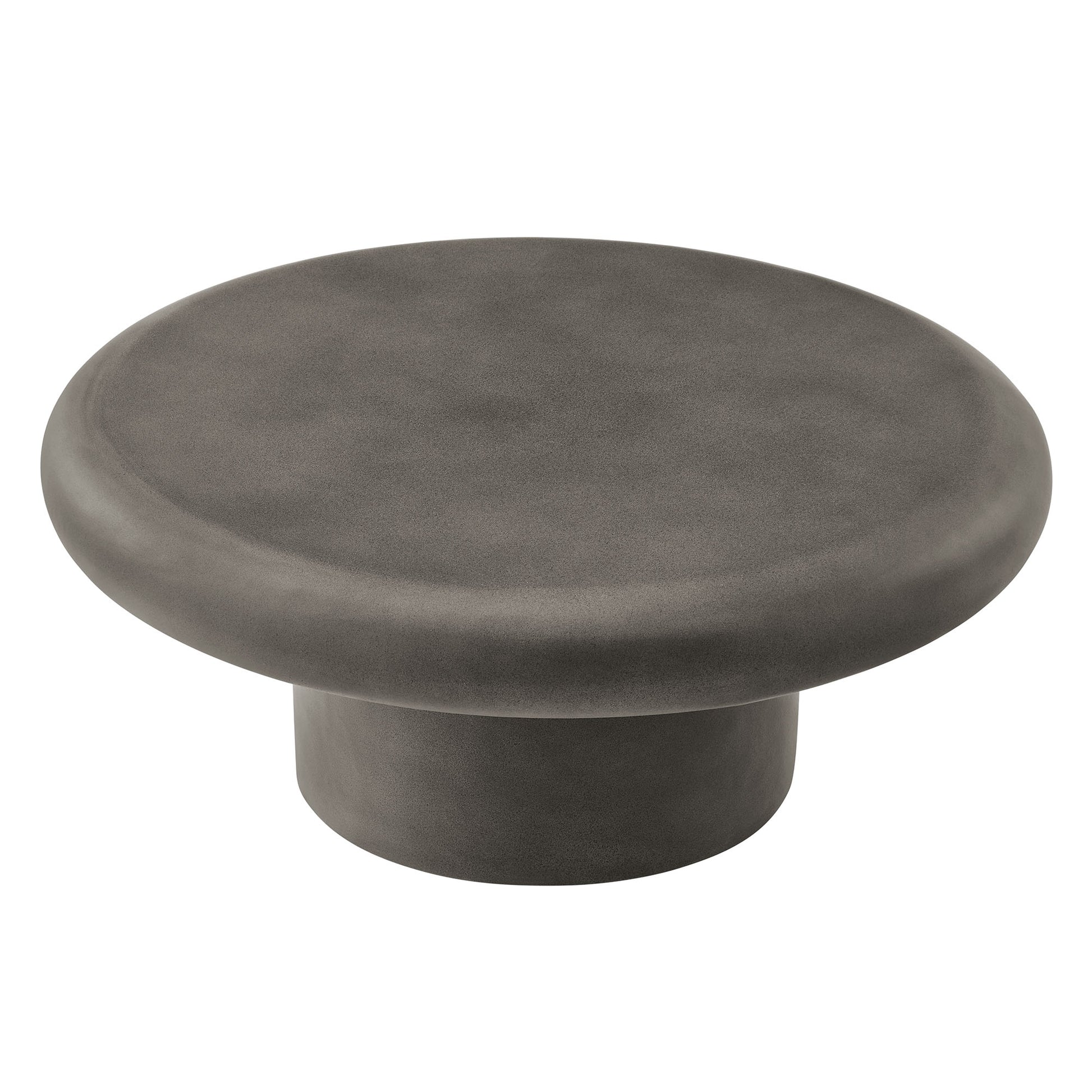 Argos Indoor - Outdoor Patio Concrete Round Coffee Table by Modway | Coffee Tables | Modishstore - 3