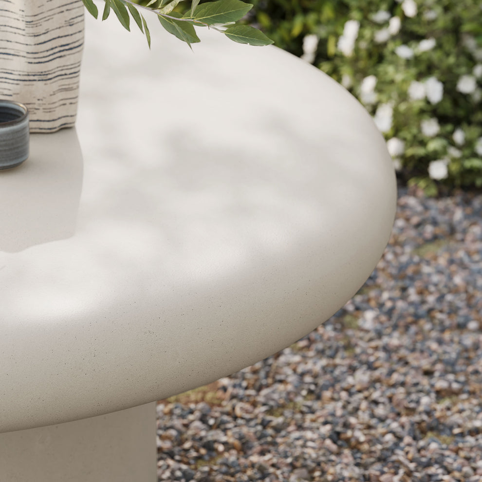 Argos Indoor - Outdoor Patio Concrete Round Coffee Table by Modway | Coffee Tables | Modishstore - 15