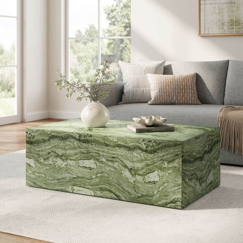Jordana Square Plinth Indoor - Outdoor Patio Concrete Coffee Table by Modway | Coffee Tables | Modishstore - 6