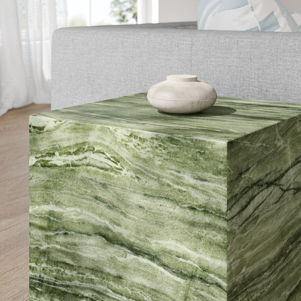 Jordana Square Plinth Indoor - Outdoor Patio Concrete Side Table by Modway | Side Tables | Modishstore - 5