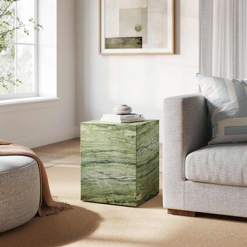 Jordana Square Plinth Indoor - Outdoor Patio Concrete Side Table by Modway | Side Tables | Modishstore - 6
