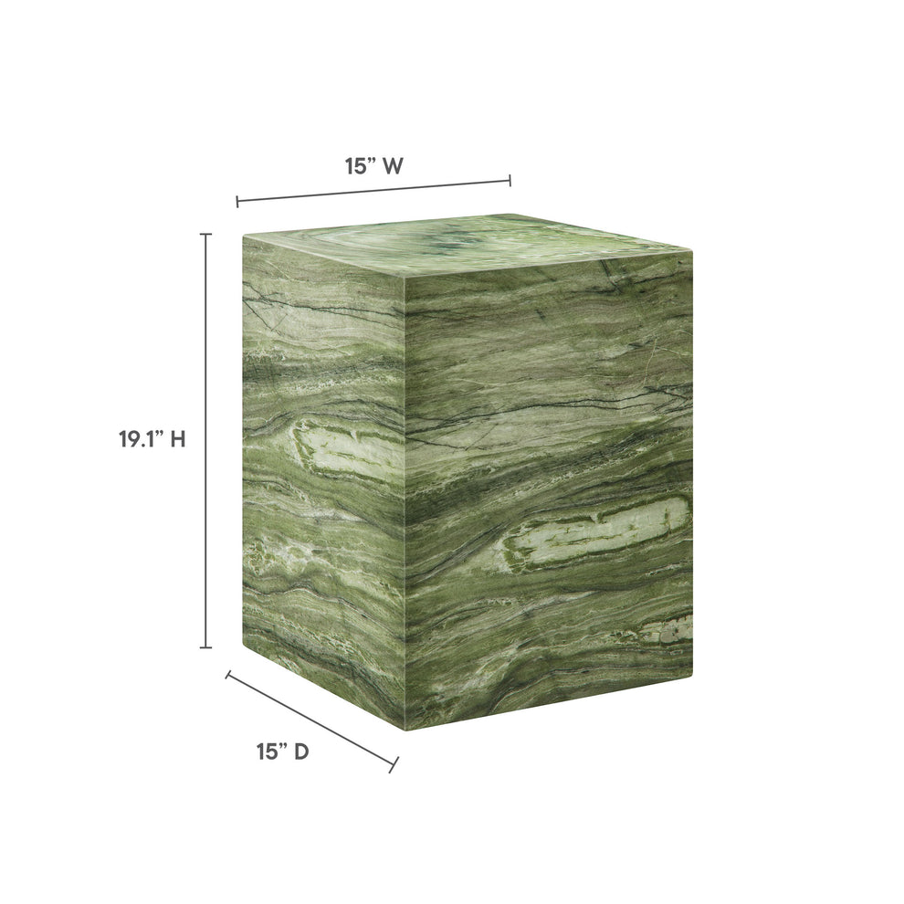 Jordana Square Plinth Indoor - Outdoor Patio Concrete Side Table by Modway | Side Tables | Modishstore - 9