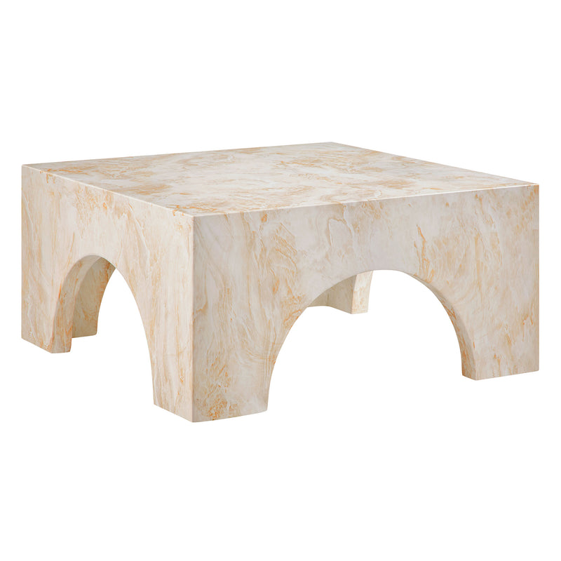 Valen Indoor - Outdoor Patio Arched Concrete Coffee Table by Modway | Coffee Tables | Modishstore - 2