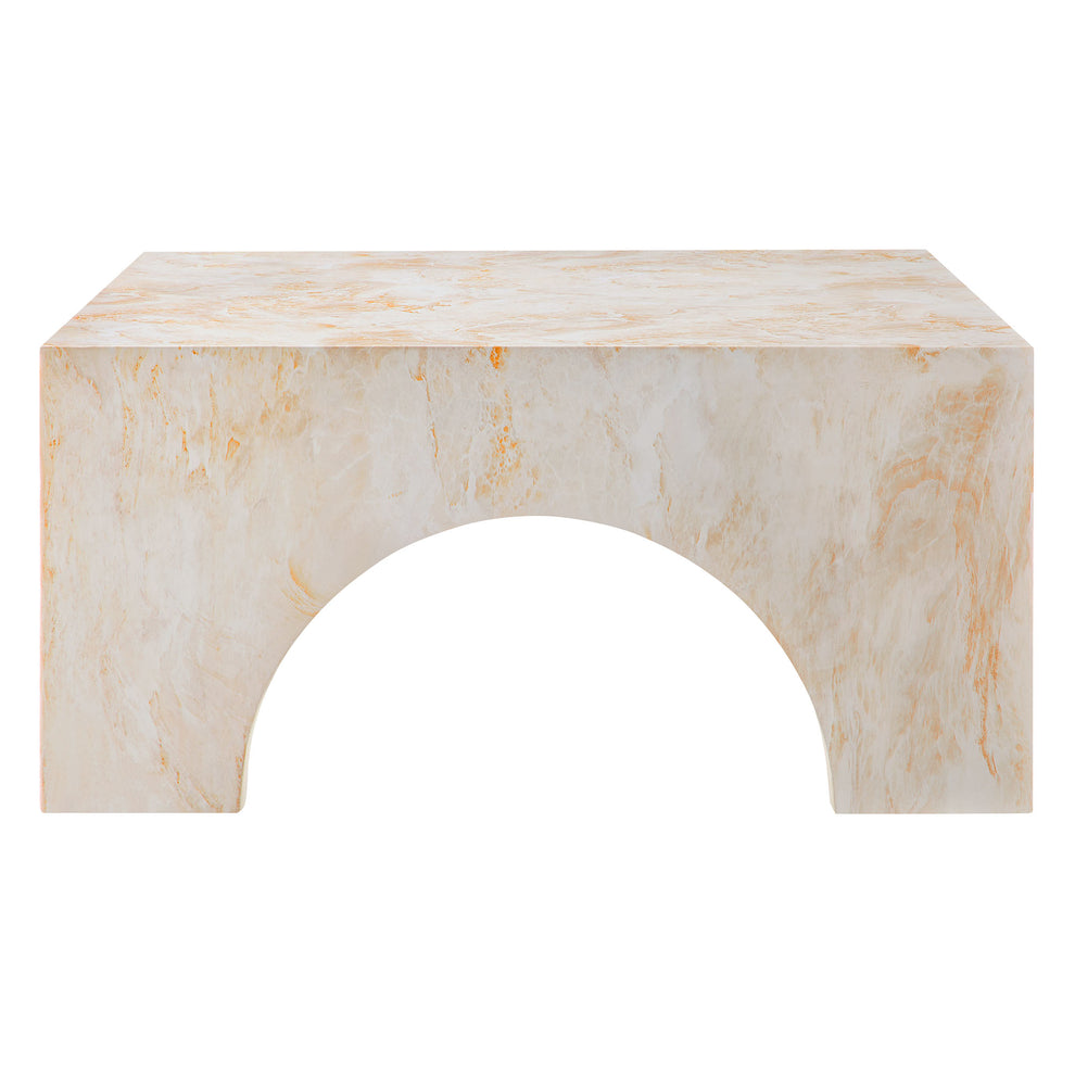 Valen Indoor - Outdoor Patio Arched Concrete Coffee Table by Modway | Coffee Tables | Modishstore - 3