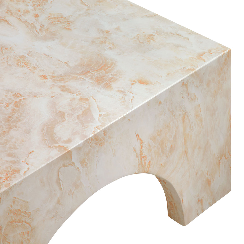 Valen Indoor - Outdoor Patio Arched Concrete Coffee Table by Modway | Coffee Tables | Modishstore - 5