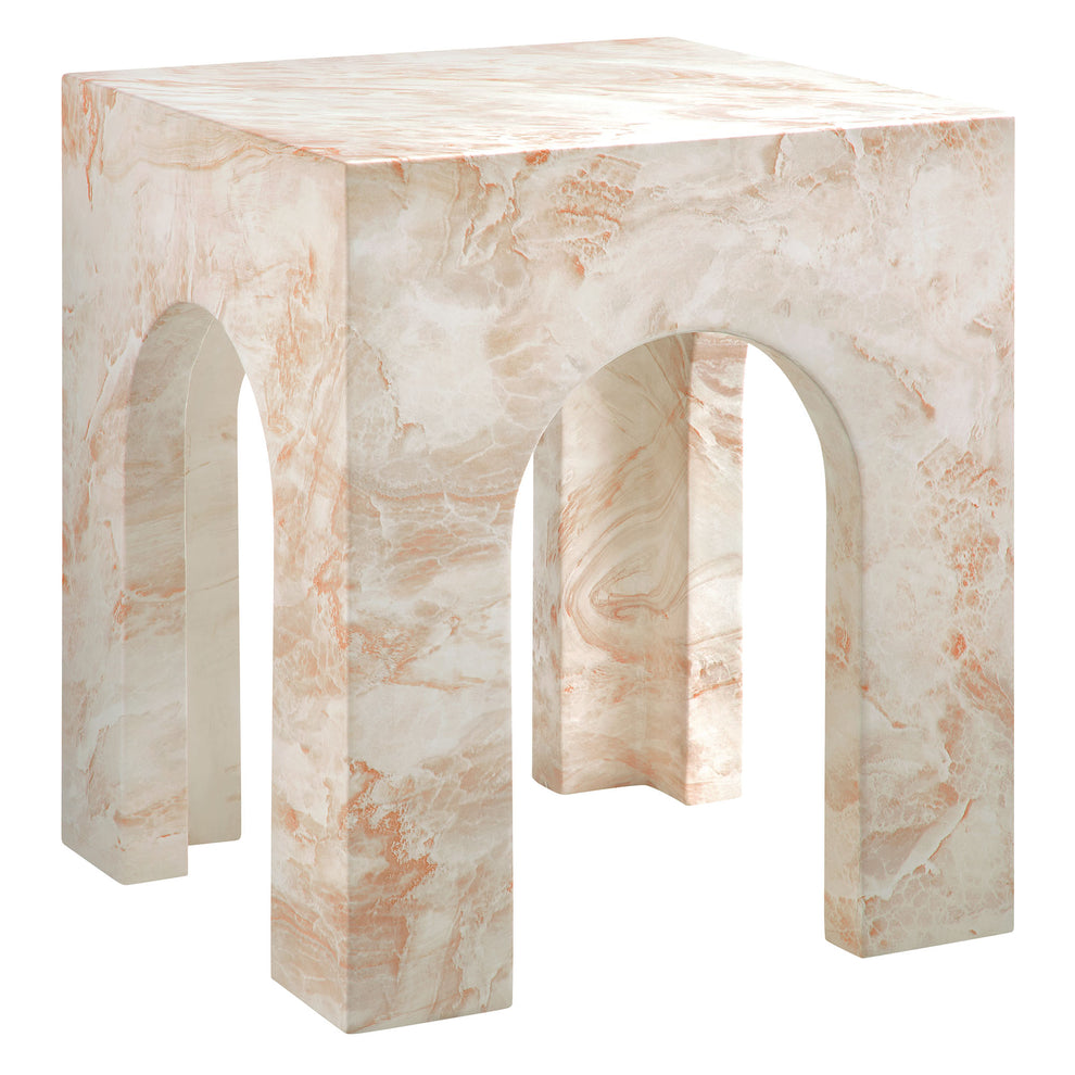 Valen Square Indoor - Outdoor Patio Arched Concrete Side Table by Modway | Side Tables | Modishstore - 2