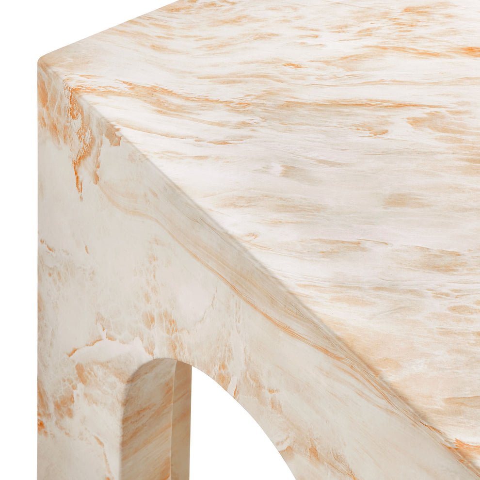 Valen Square Indoor - Outdoor Patio Arched Concrete Side Table by Modway | Side Tables | Modishstore - 5