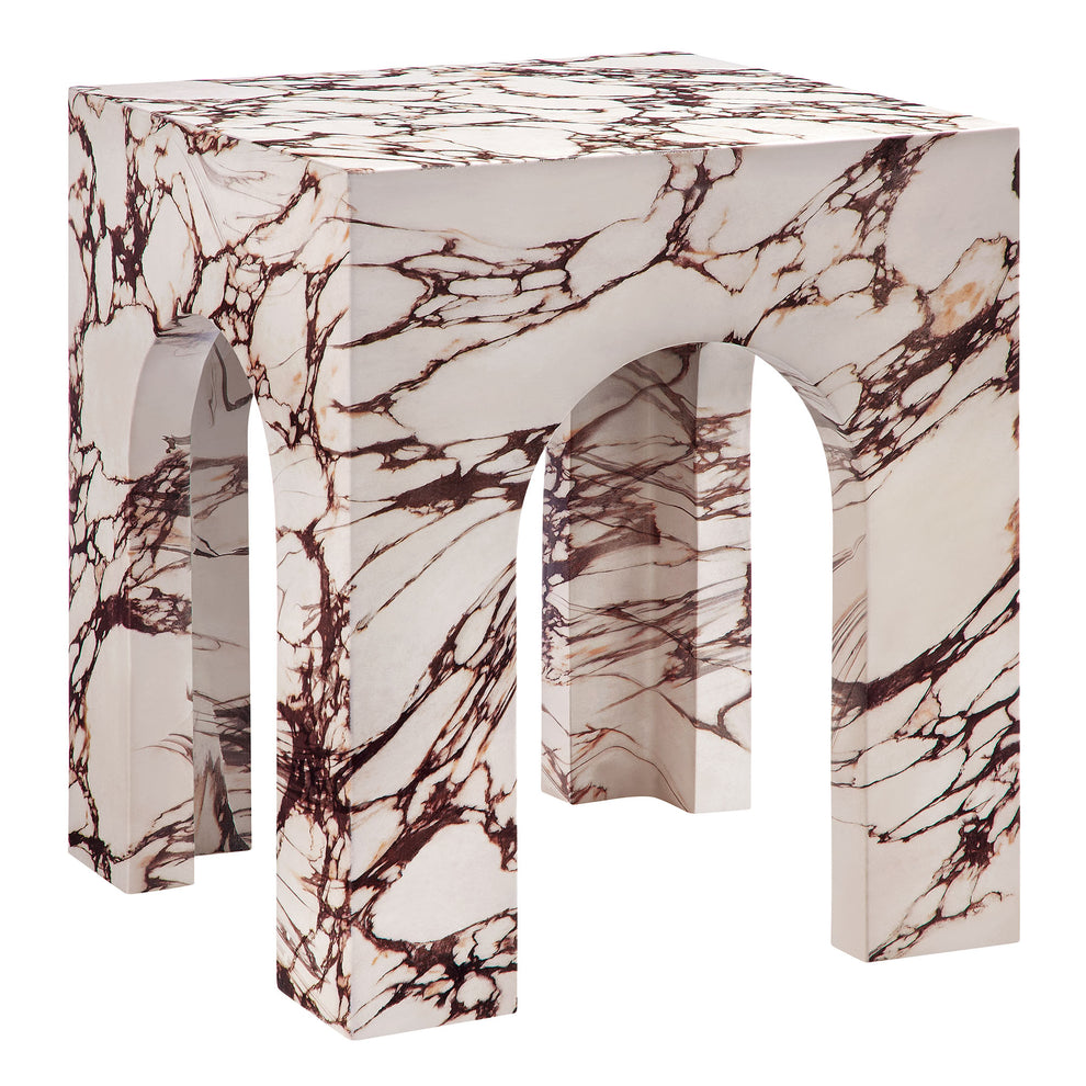 Valen Square Indoor - Outdoor Patio Arched Concrete Side Table by Modway | Side Tables | Modishstore - 13