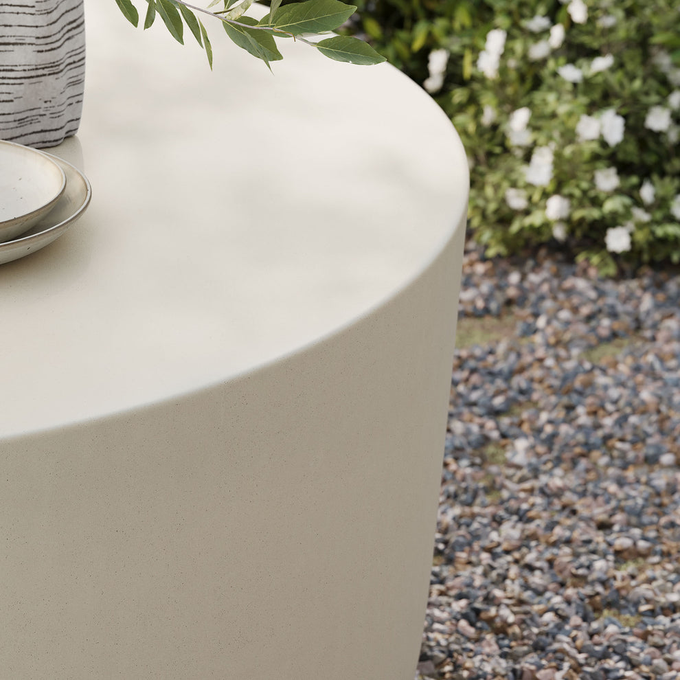 Brion Round Indoor - Outdoor Patio Concrete Coffee Table by Modway | Coffee Tables | Modishstore - 14