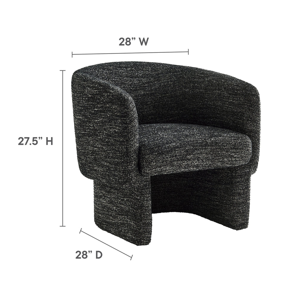 Muse Boucle Fabric Barrel Accent Chair by Modway | Accent Chairs | Modishstore - 18