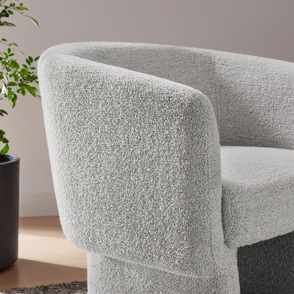 Muse Boucle Fabric Barrel Accent Chair by Modway | Accent Chairs | Modishstore - 33
