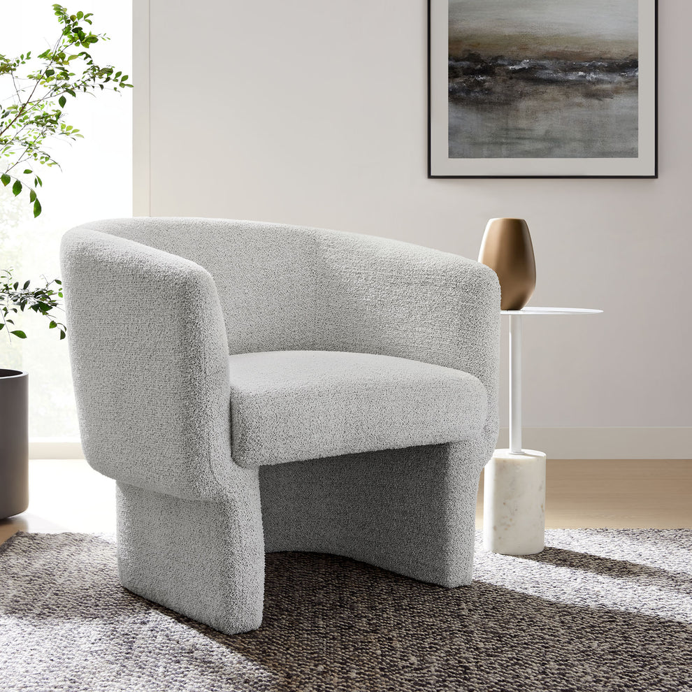 Muse Boucle Fabric Barrel Accent Chair by Modway | Accent Chairs | Modishstore - 34