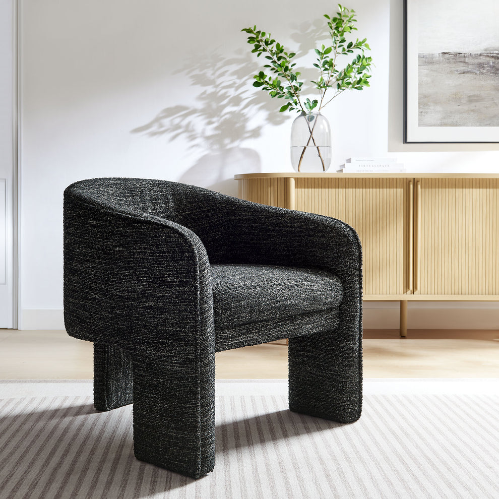 Greer Boucle Fabric Upholstered Accent Armchair by Modway | Accent Chairs | Modishstore - 1