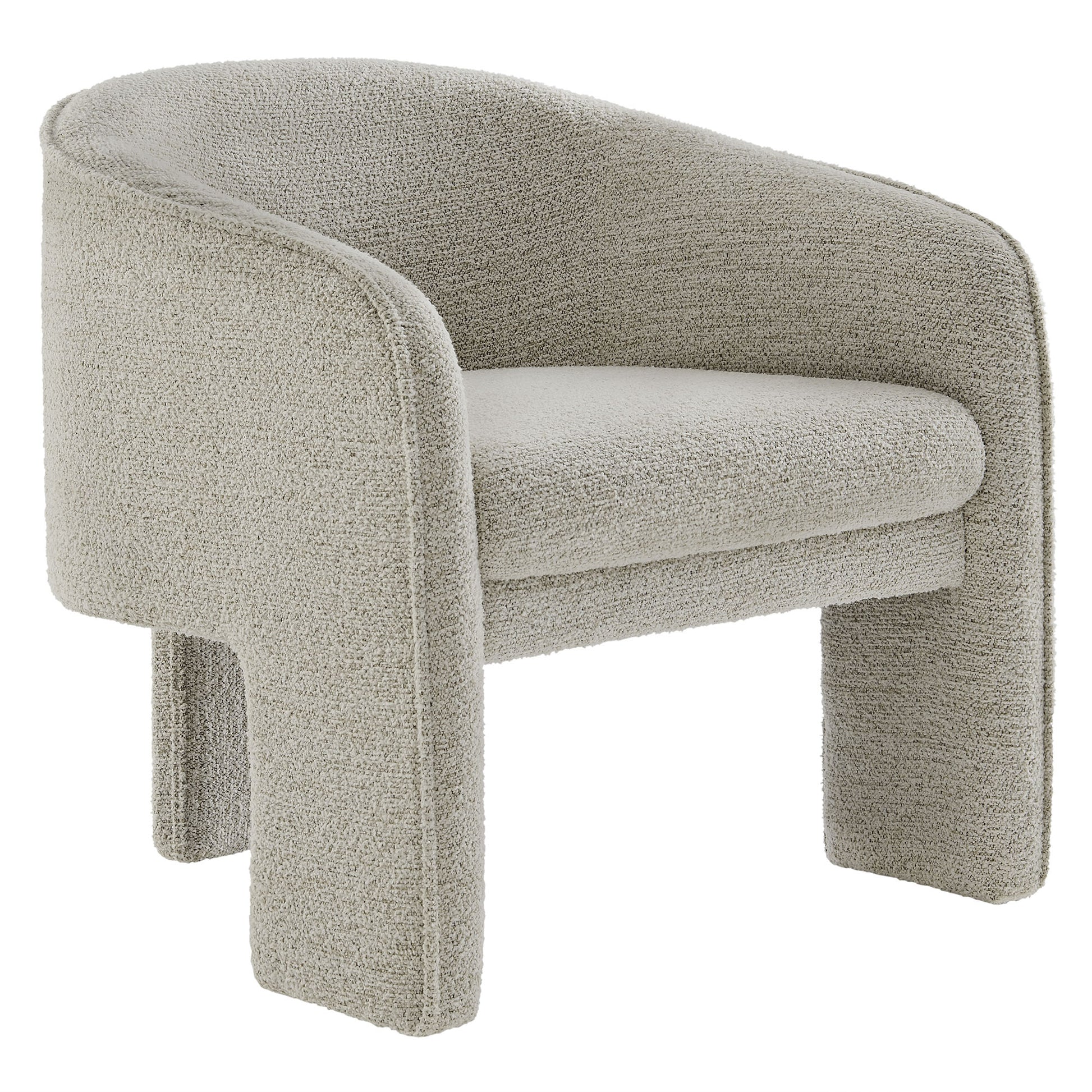 Greer Boucle Fabric Upholstered Accent Armchair by Modway | Accent Chairs | Modishstore - 10